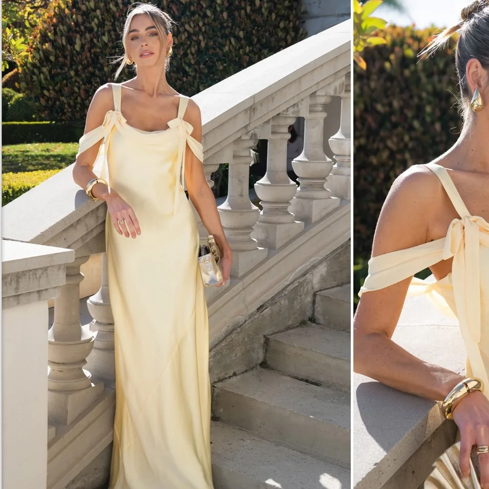 Show Me Your MuMu Yellow Maxi Dress - Picture 6 of 11